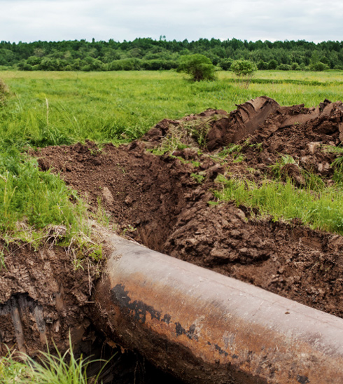 Installation imminente de drainage agricole